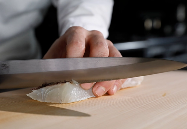 봄 축제 도미 사시미