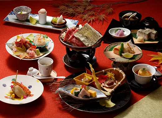 【和会席プラン】肉と魚のWメイン和会席を贅沢堪能／専用ラウンジで特別な滞在を＜2食付＞