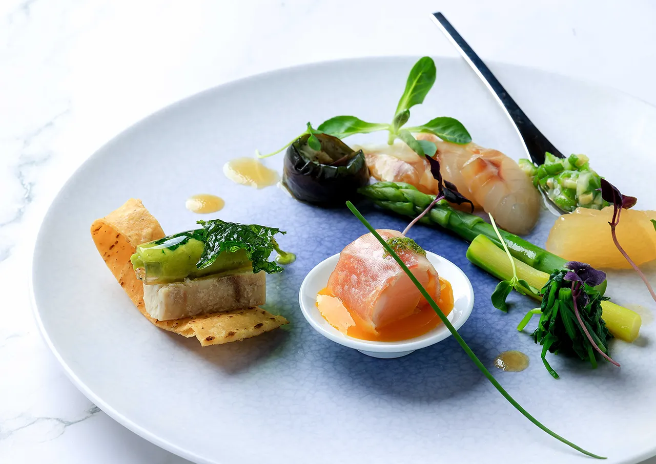 フレンチ懐石／夕食一例